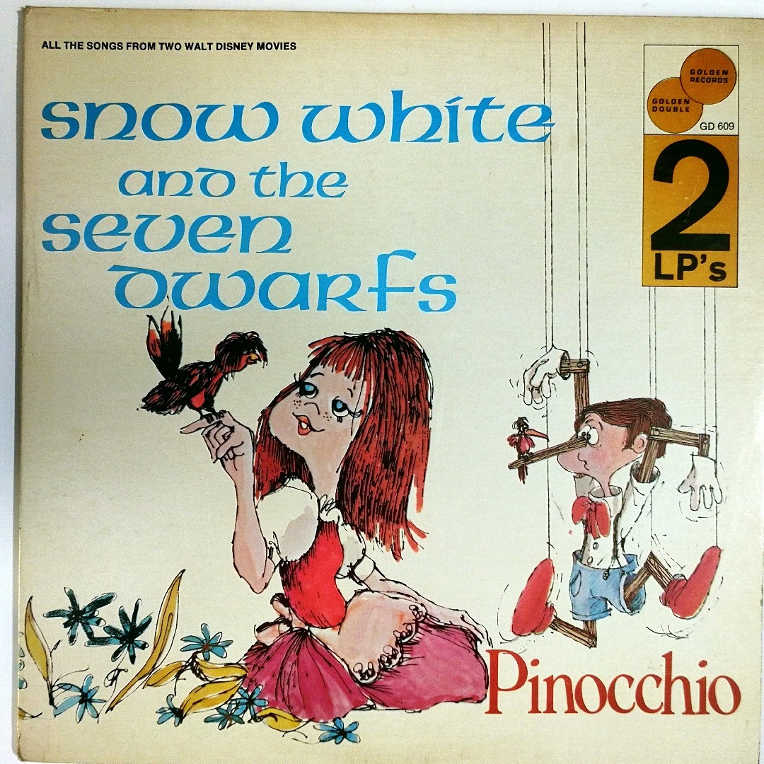 Snow White and the Seven Dwarfs - Pinocchio / 2LP  / Plak