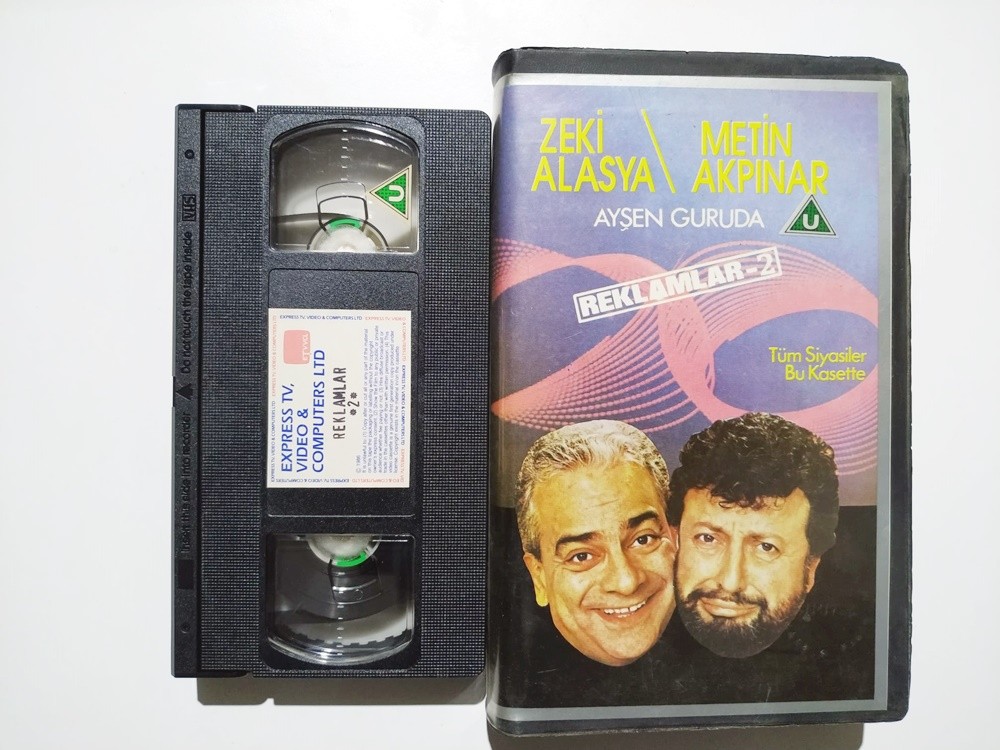 Reklamlar 2 - Zeki ALASYA / Metin AKPINAR - Video Kaset