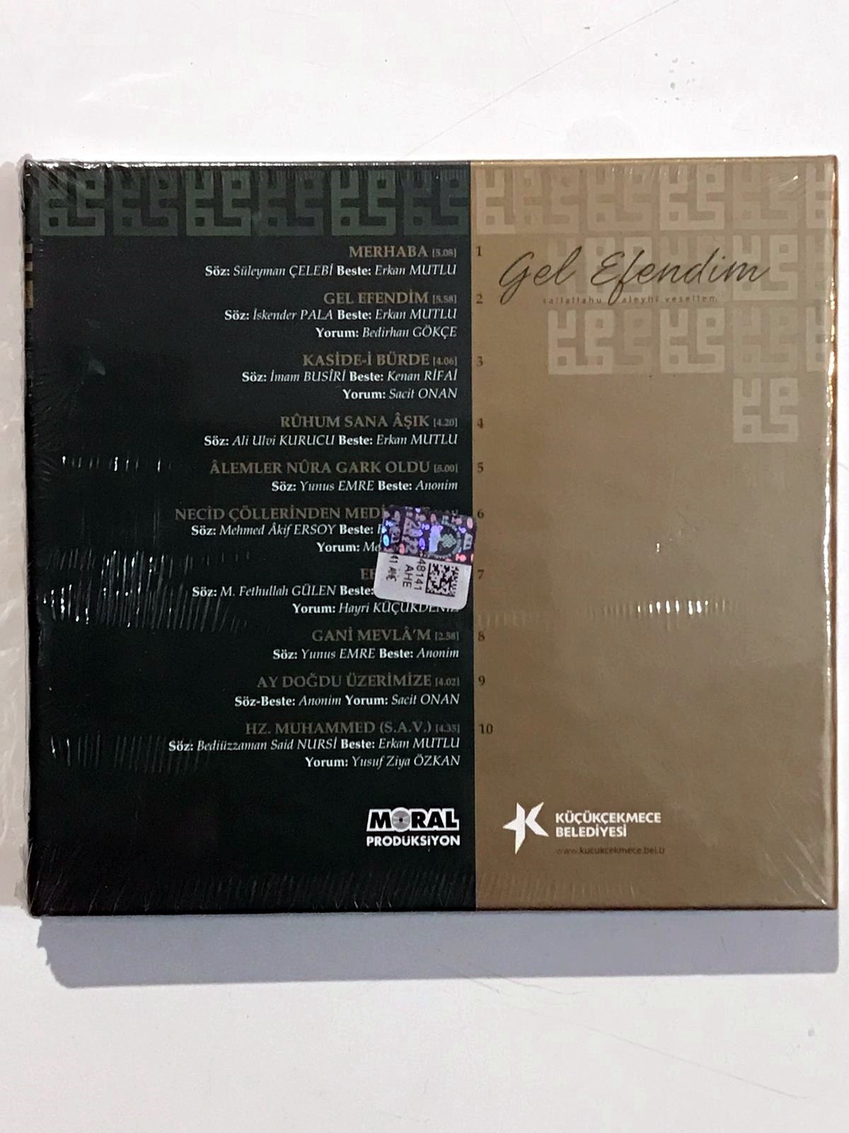 Gel Efendim / Erkan MUTLU / Küçükçekmece Belediyesi - Cd