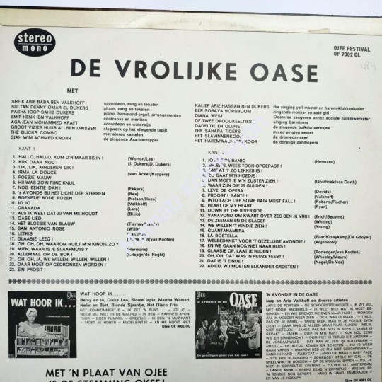 De Vrolijke OASE - Plak