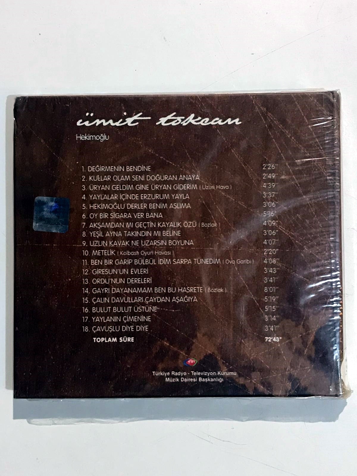 Hekimoğlu / Ümit TOKCAN / TRT - Cd