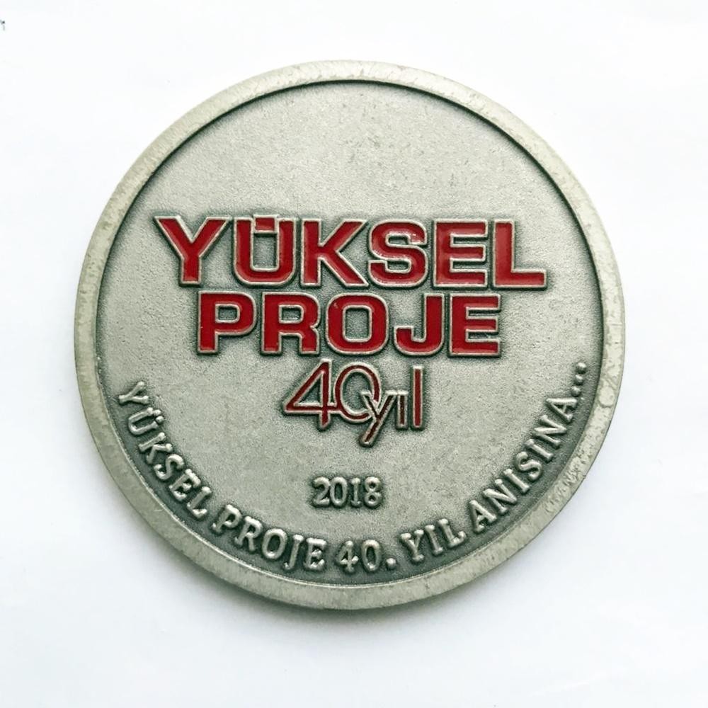 Yüksel Proje 40. yıl - Madalyon