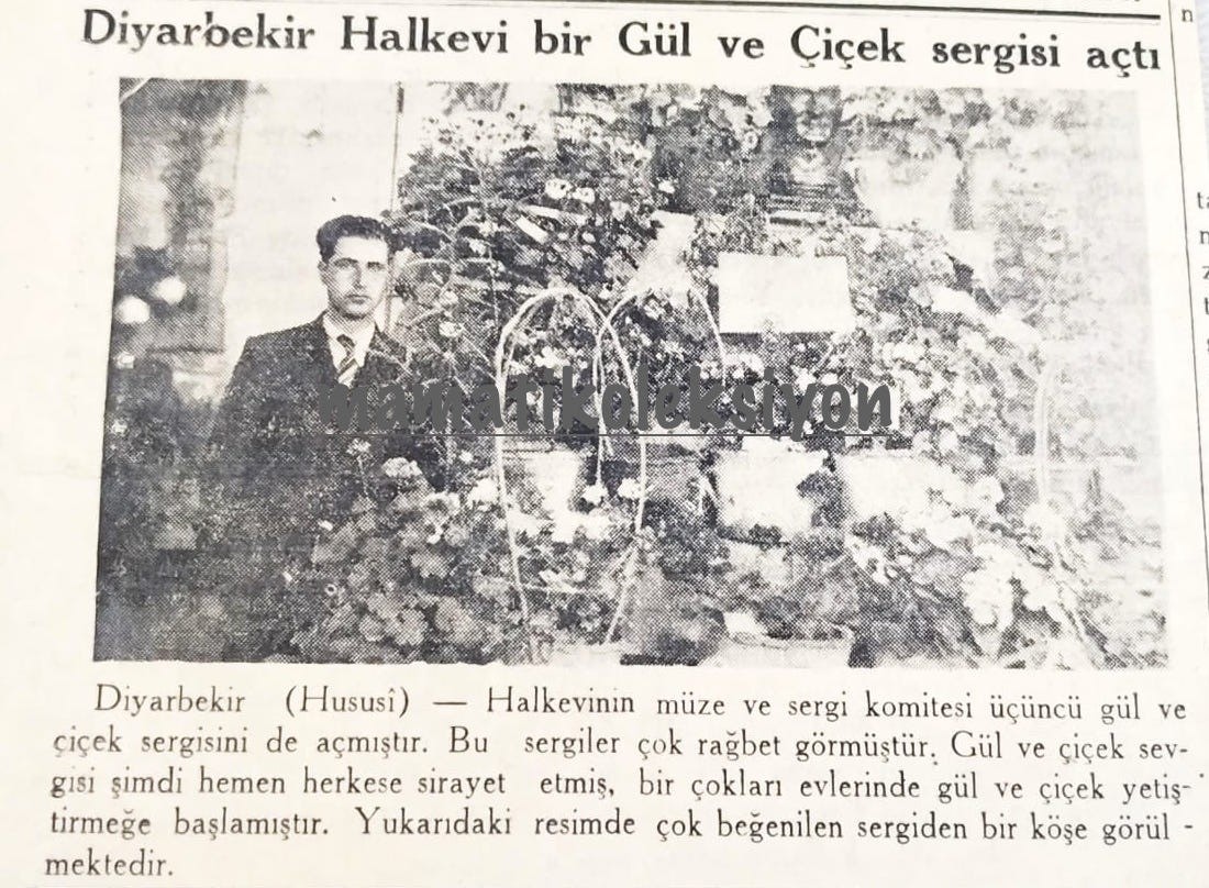 Diyarbekir Halkevi - DİYARBAKIR 1930 / Dergi, gazete reklamı