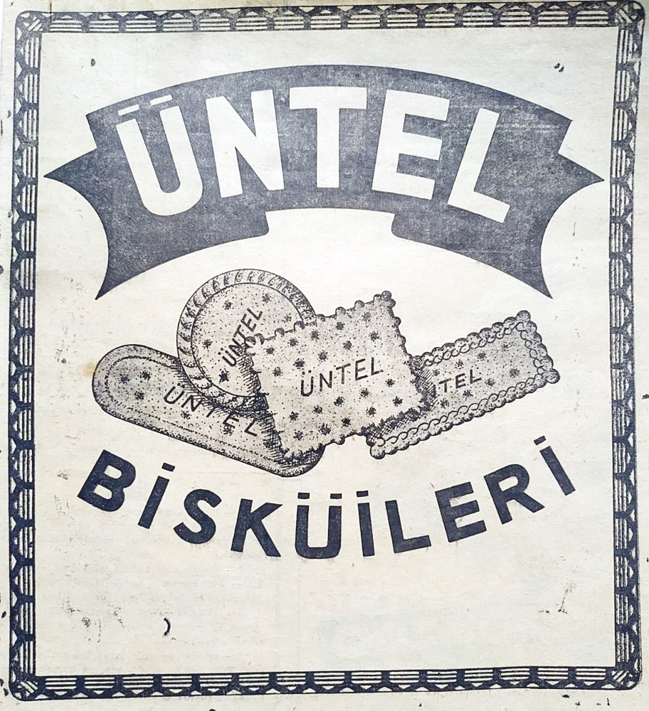 Üntel Bisküvileri - Dergi, gazete reklamları / Efemera