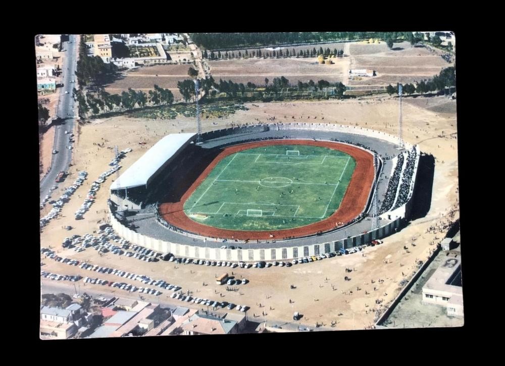 ETİYOPYA Asmara Sheba Kraliçesi Stadı - Kartpostal