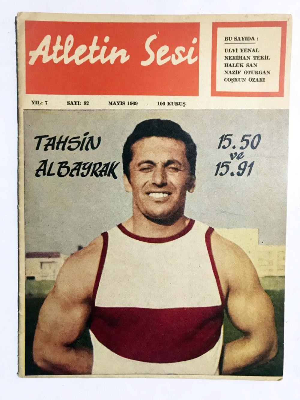 Atletin Sesi Dergisi -  YIL: 7 SAYI: 82 MAYIS 1969