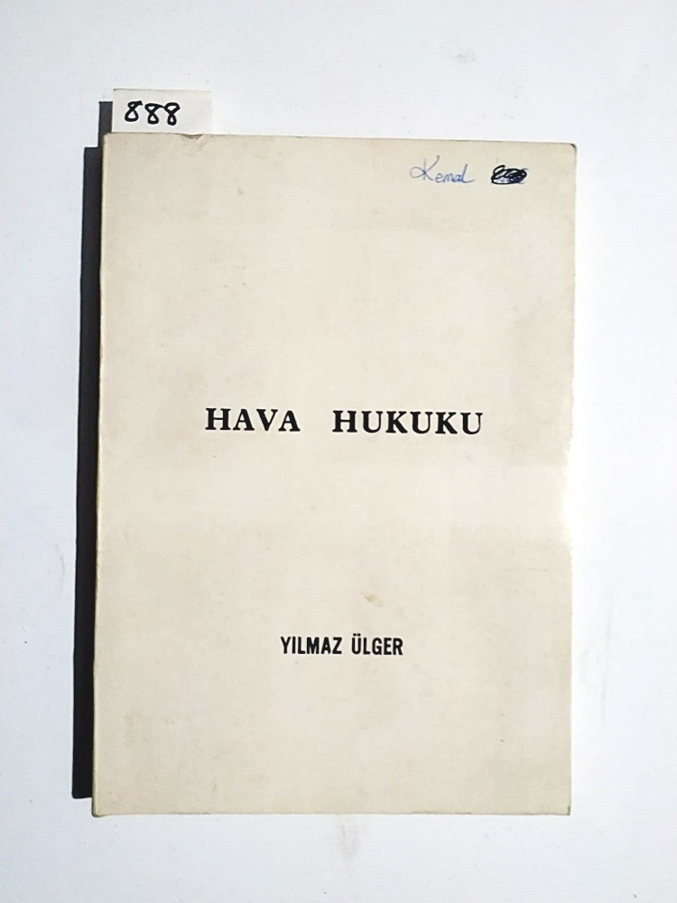 Hava Hukuku - Yılmaz ÜLGER / Kitap