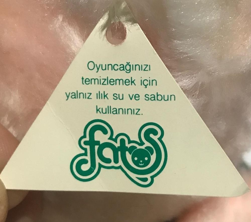 Fatoş Oyuncakları - Peluş Pembe ayı