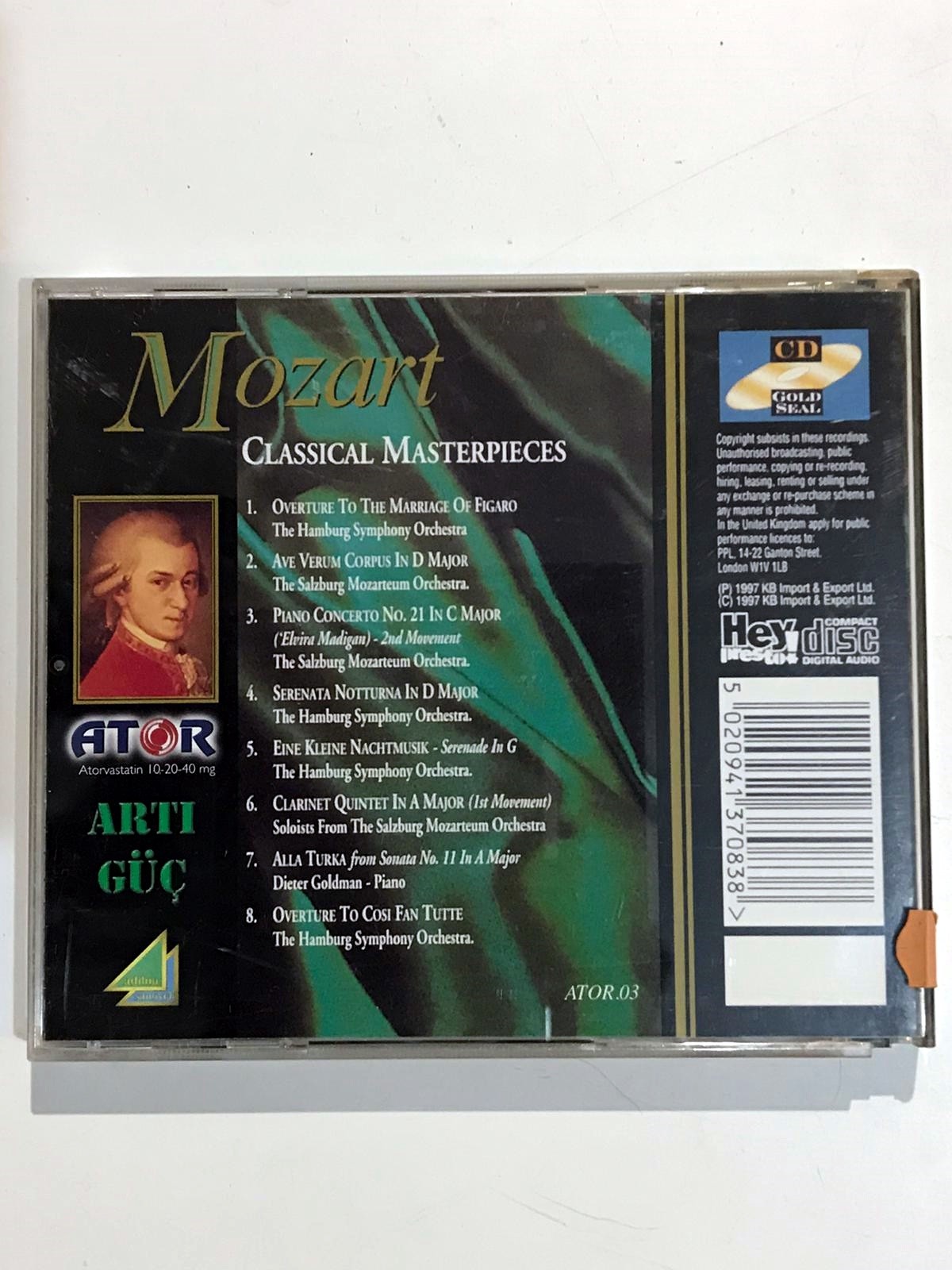 Mozart / Classical Masterpieces - Cd