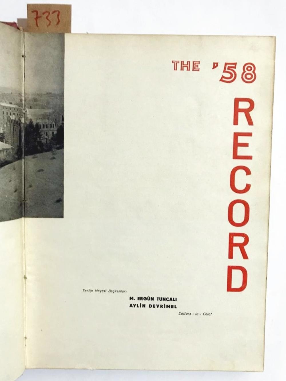 The 58 Record - İstanbul  Amerikan Koleji