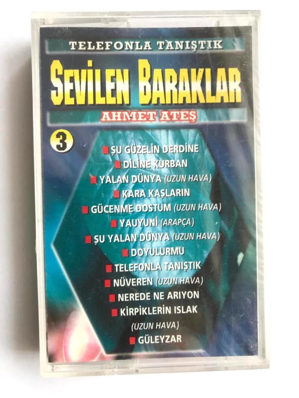 Ahmet ATEŞ / Telefonla tanıştık - Sevilen Baraklar / Ambalajında Kaset