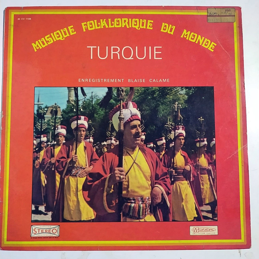 Musique Folklorique Du Monde Turquie - Plak kapağı