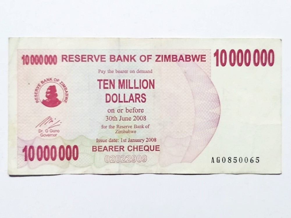 Zimbabwe Ten Million Dollars