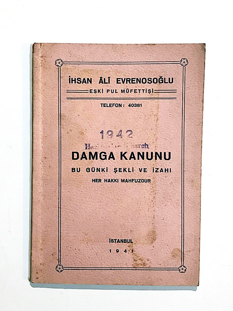 Damga Kanunu Bu Günki Şekli Ve İzahı - Kitap