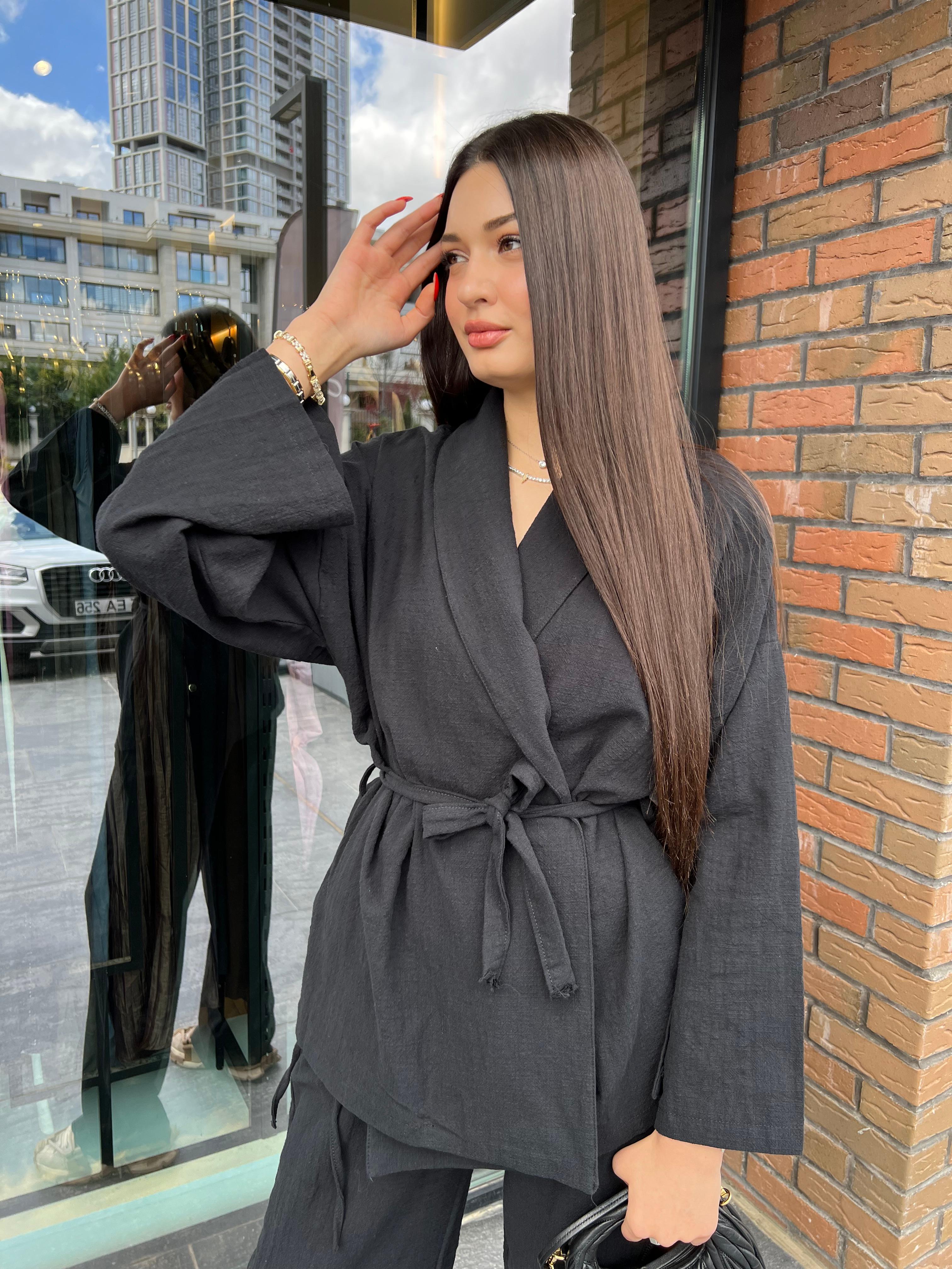 Kimono Takım - Siyah