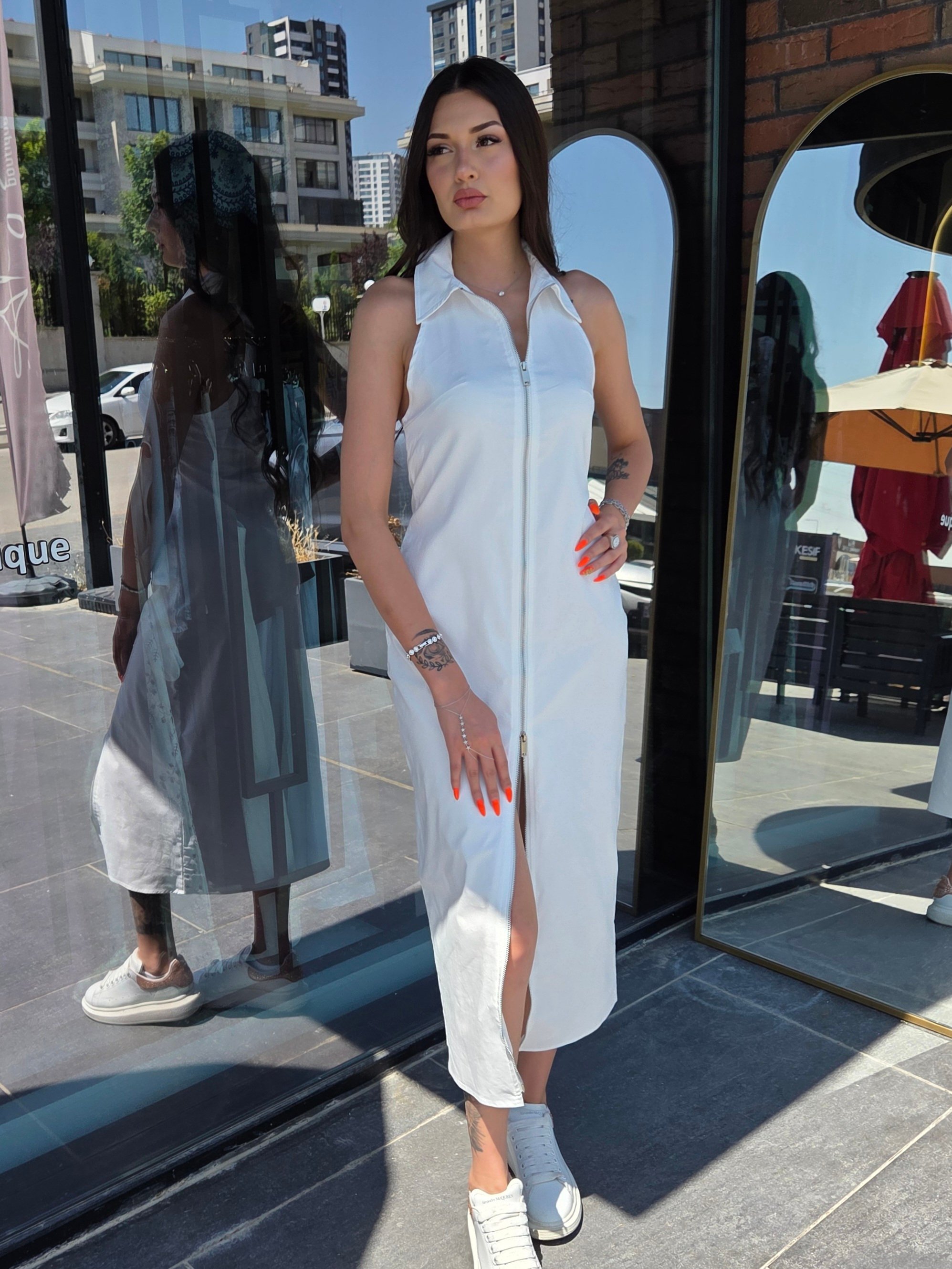 Marka Model Fermuarlı Elbise