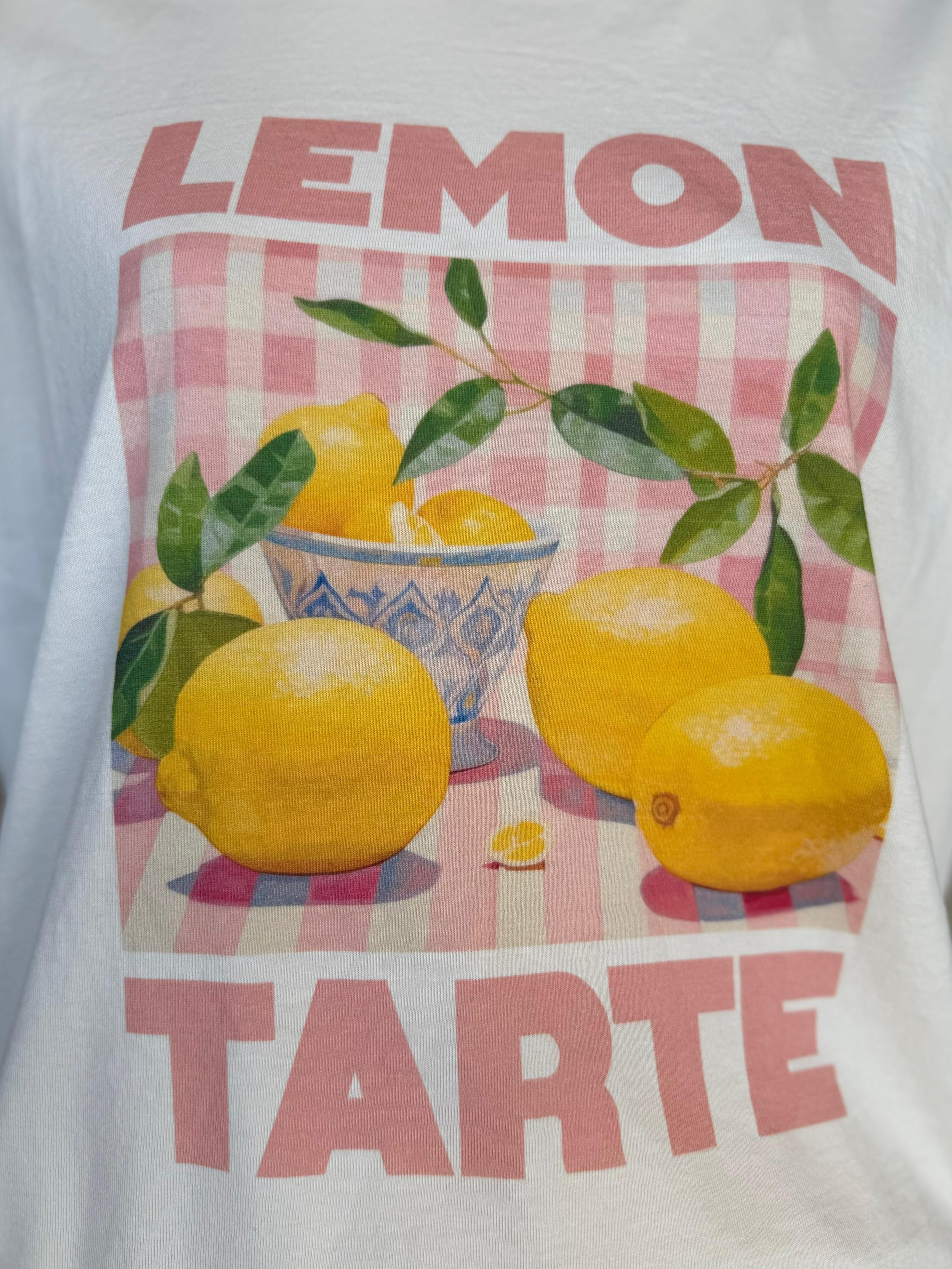 Baskılı Lemon Tarte T-shirt 