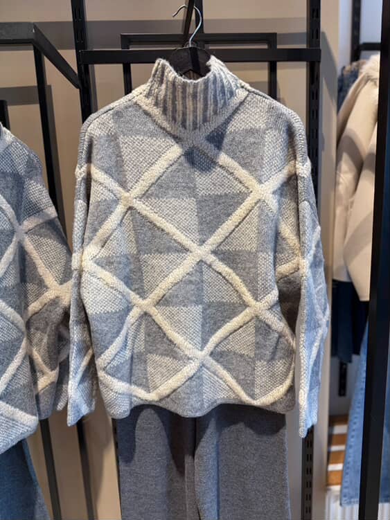 BAKLAVA DESEN BALIKÇI KAZAK