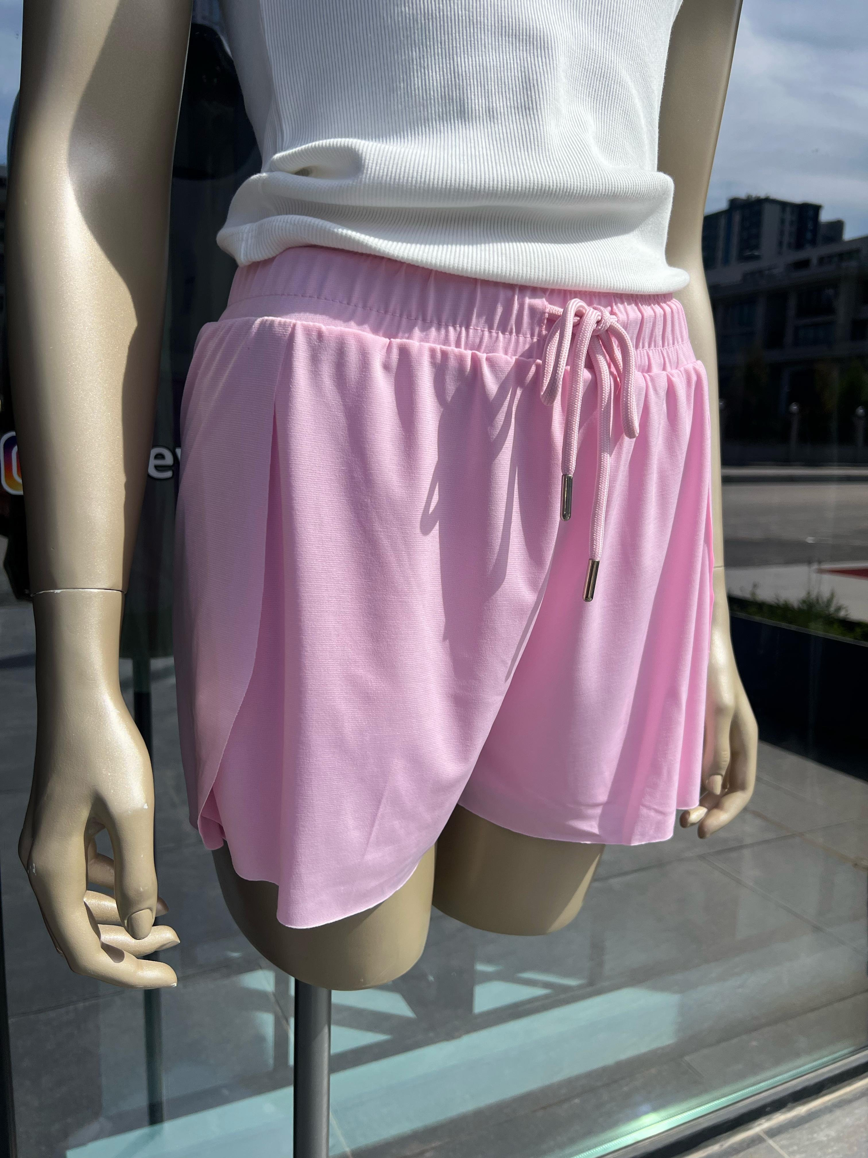 Spor Şort - Pembe