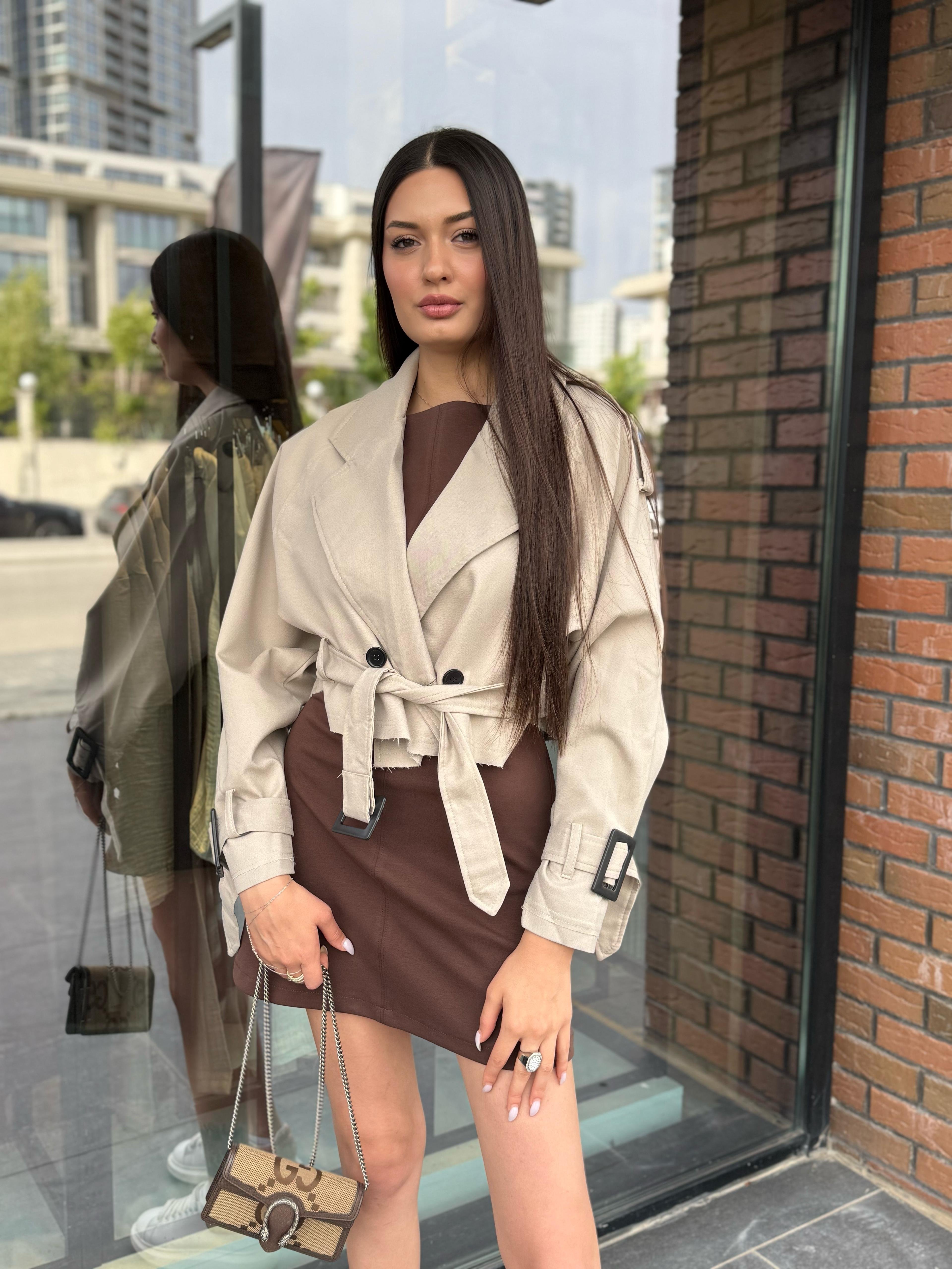 Kısa Trenchcoat