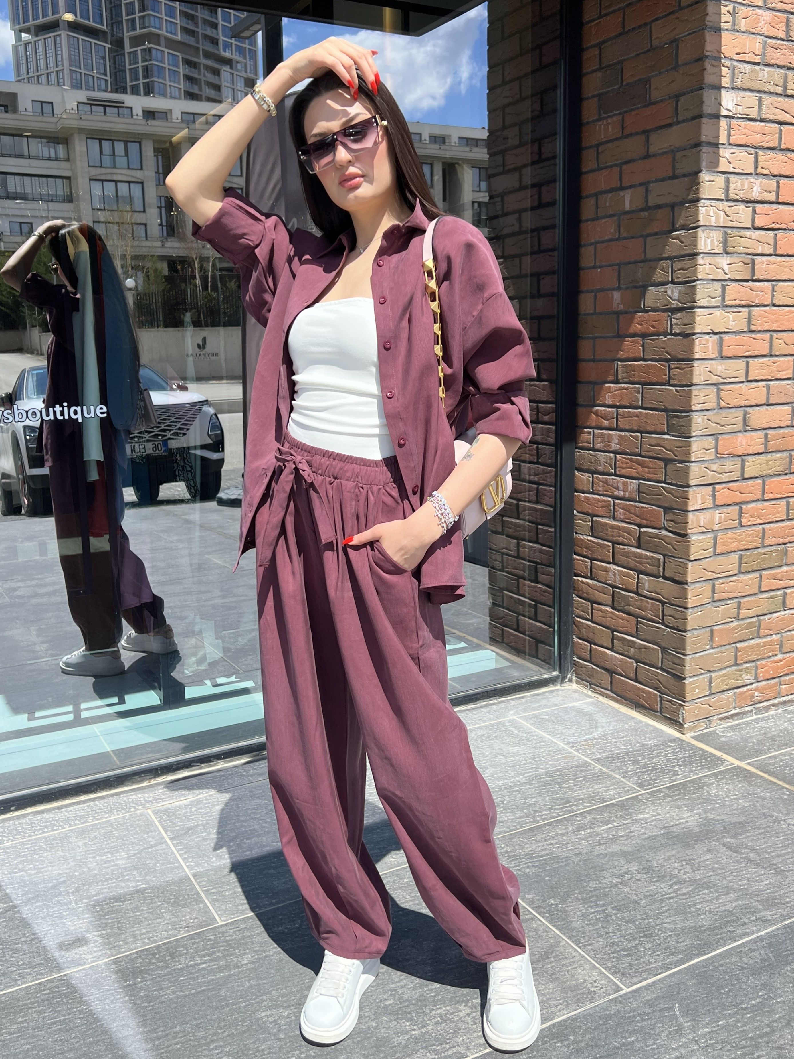 Modal Takım - Bordo