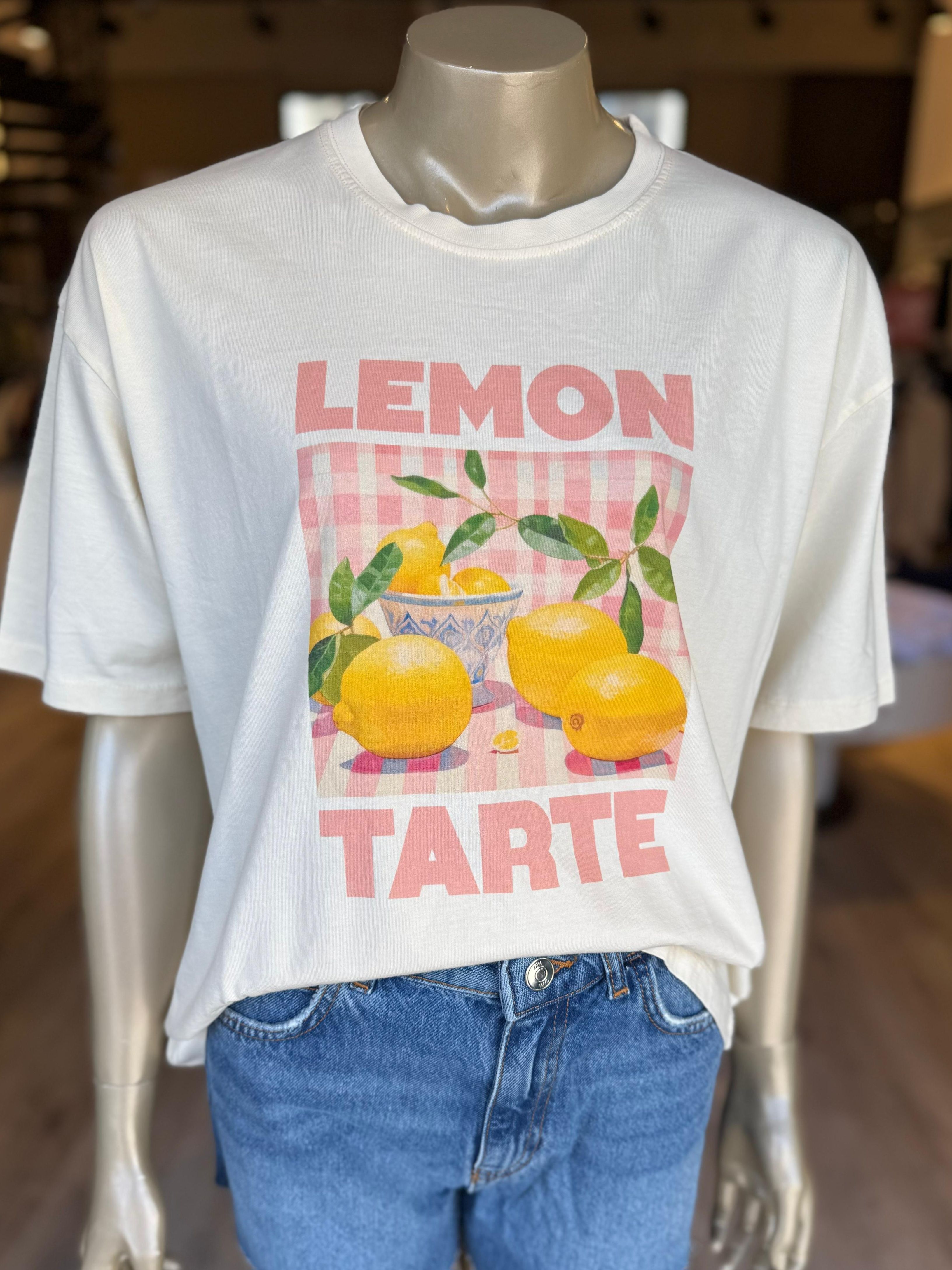Baskılı Lemon Tarte T-shirt 