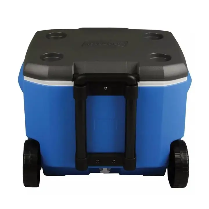 Coleman Performance Tri Coler Wheeled 60 QT Tekerlekli Soğutucu Buzluk 56 Lt MAVİ — 5