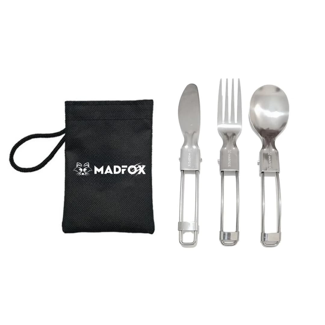 Madfox Heavy Duty 3IN1 Katlanır Çatal Kaşık Bıçak Seti — 1
