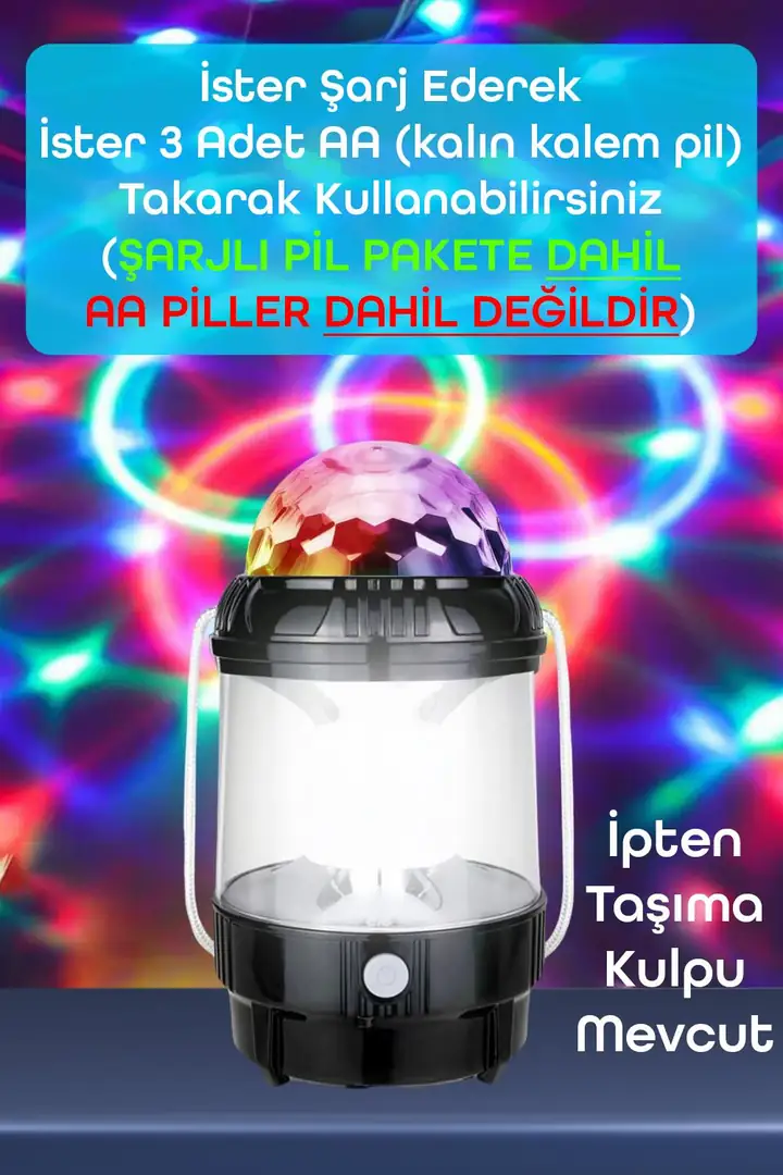 Princo Çok Fonksiyonlu Kamp Lambası — 6