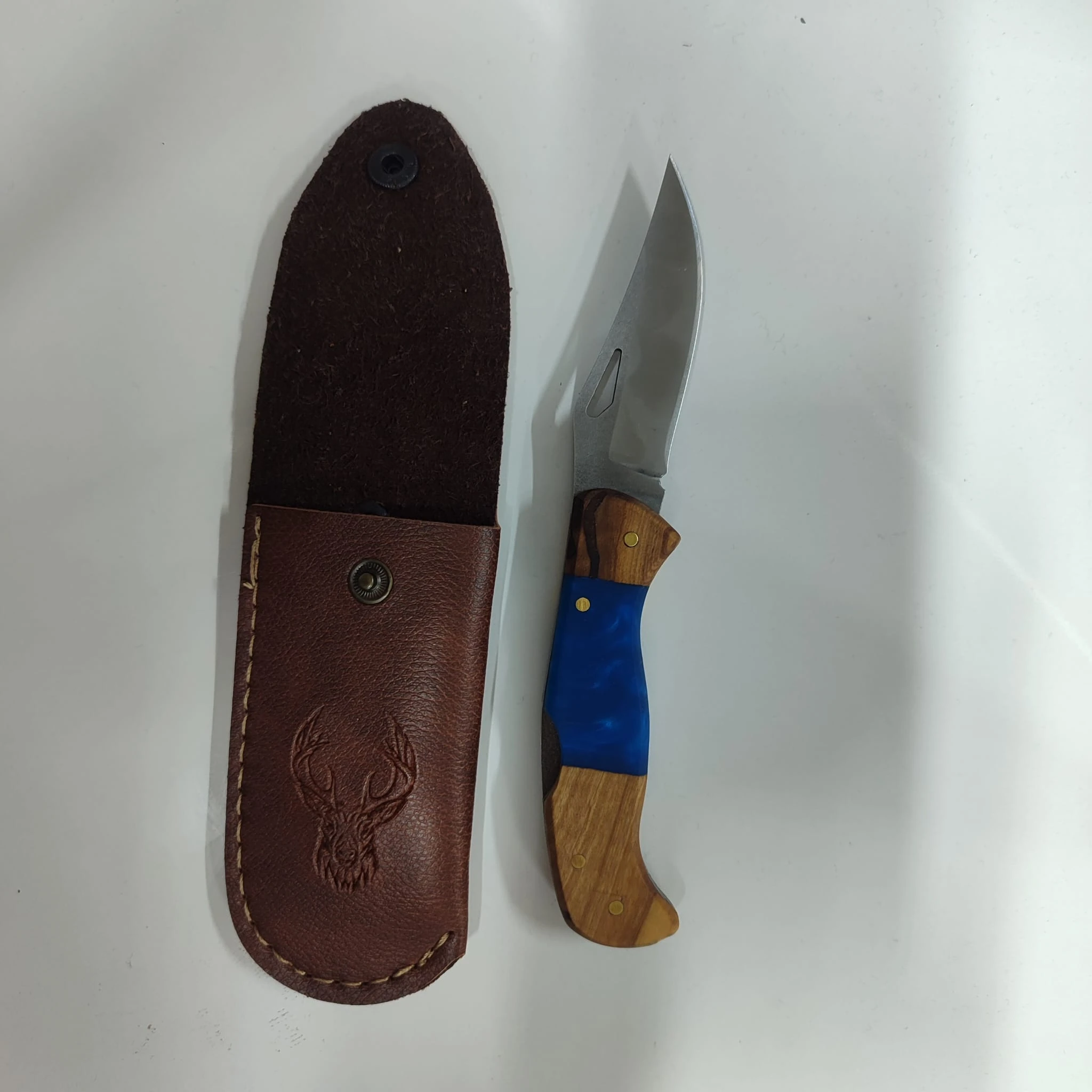 Zeytin Epoksi Kabzalı, Kilitli Çakı 223-224-225-226-227-228