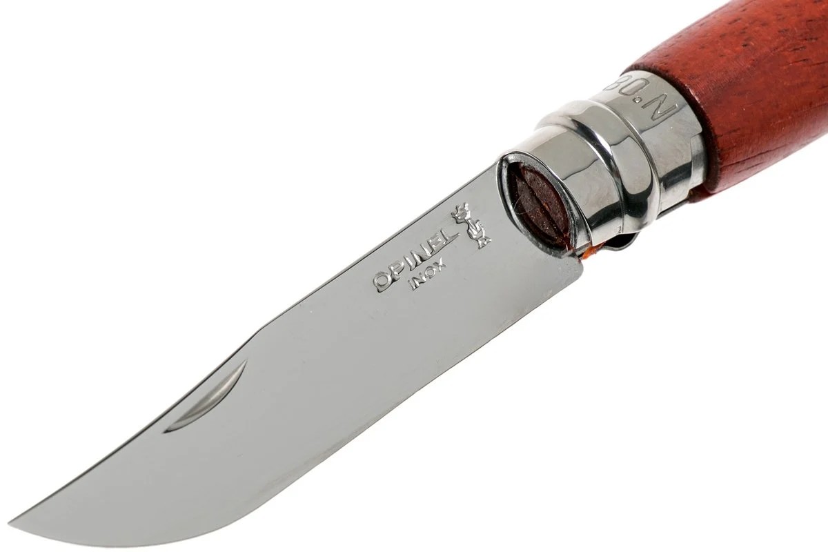 Opinel Inox No 8 Padouk Saplı Paslanmaz Çelik Çakı (Kutulu)