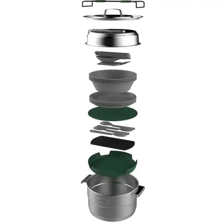 Stanley Adventure Çelik Kamp Pişirme Seti (21 Parça Set) 3,5 LT — 6