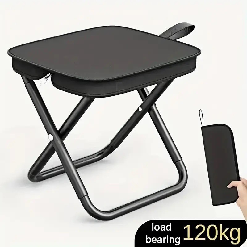 Northopia Flip Katlanır Kamp Taburesi - Siyah