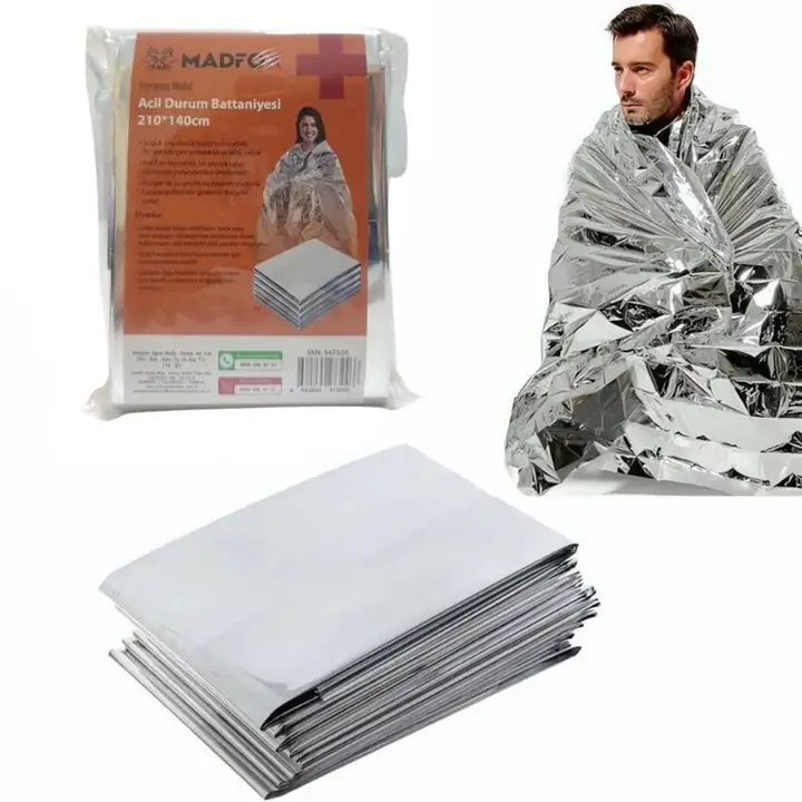 Madfox Emergency Blanket Acil Durum Battaniyesi 210*140cm — 2