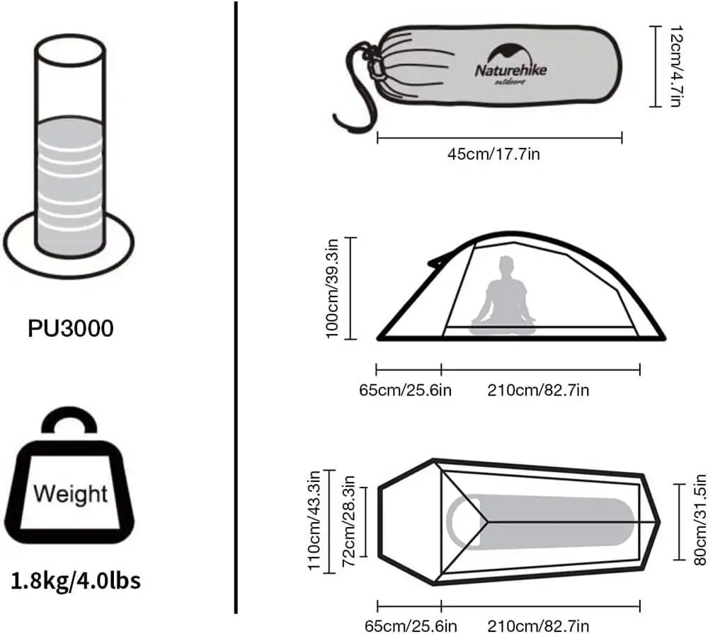 Naturehike Cloud UP-1 Ultralight Kamp Çadırı — 5
