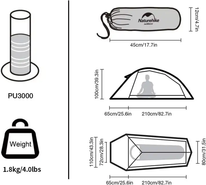 Naturehike Cloud UP-1 Ultralight Kamp Çadırı — 5