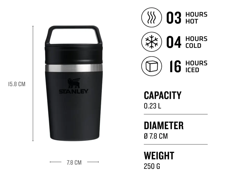 Stanley The Cafe Travel Mug 0,23L — 1