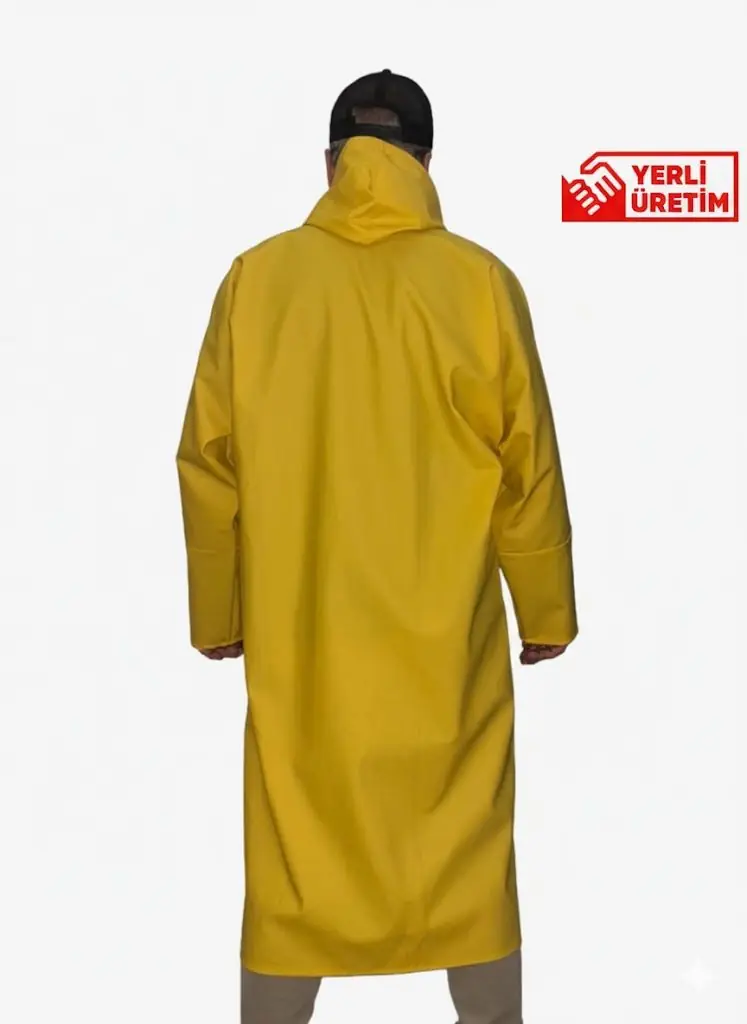 Pardesü Yağmurluk Siyah-Sarı — 1