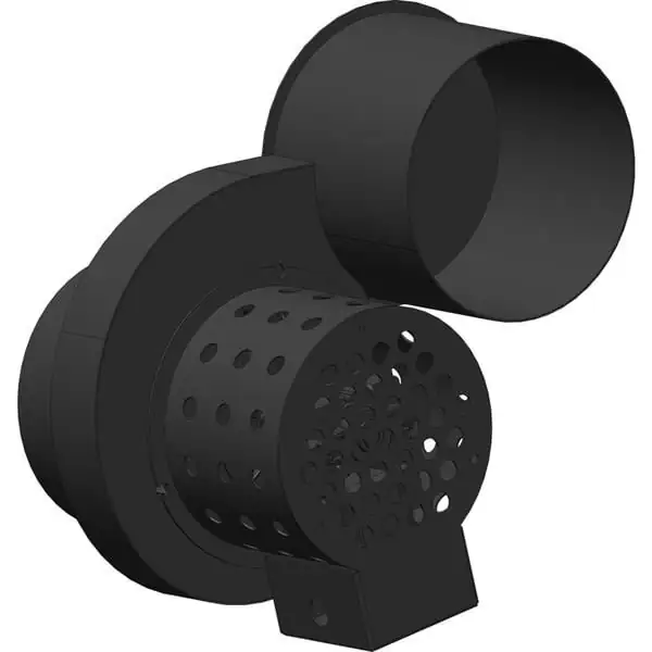 Baba's Stove Sessiz Baca Fanı 13 cm Hız Ayarlı - Çekmeyen Bacalar İçin - Ev, Bağ Evi, Dükkan