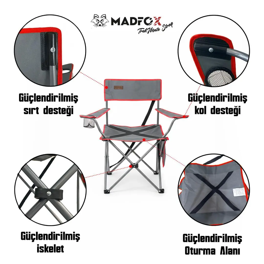 Madfox TrekMate Strap Katlanır Outdoor Koltuk — 5