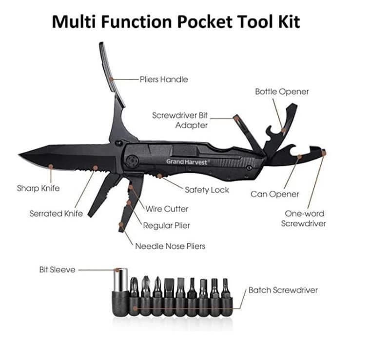 Grand Harvest GHK-PL107 Foldable Multi Tool — 5