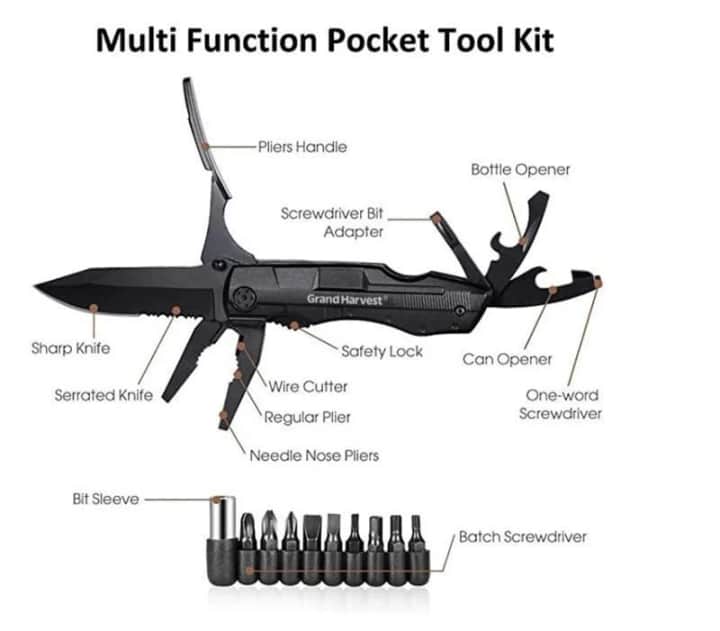 Grand Harvest GHK-PL107 Foldable Multi Tool — 5