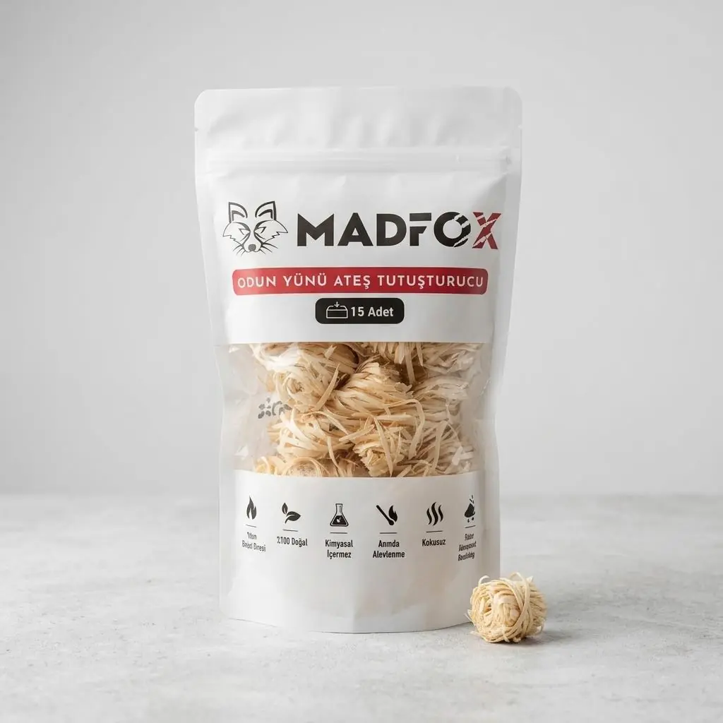 Madfox FireNest Doğal Odun Yünü Tutuşturucu 250 gr — 1