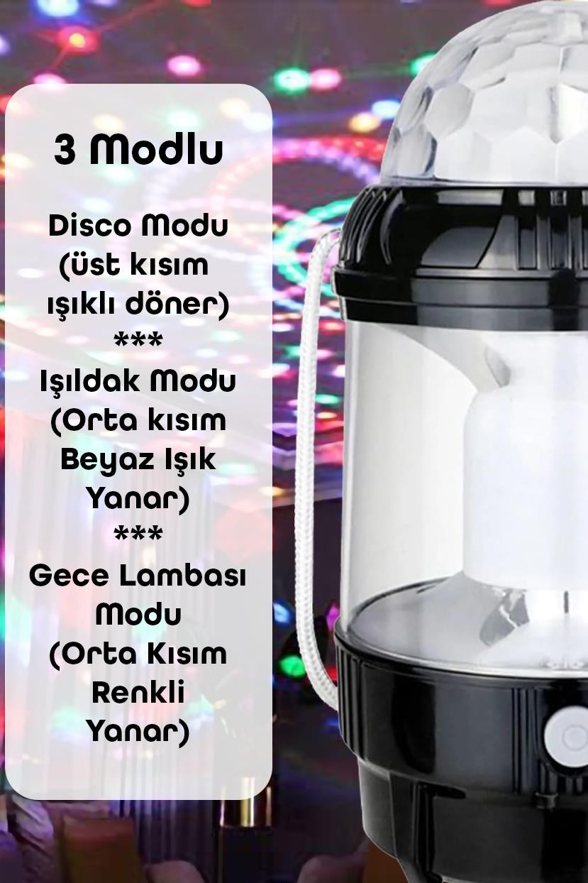 Princo Çok Fonksiyonlu Kamp Lambası