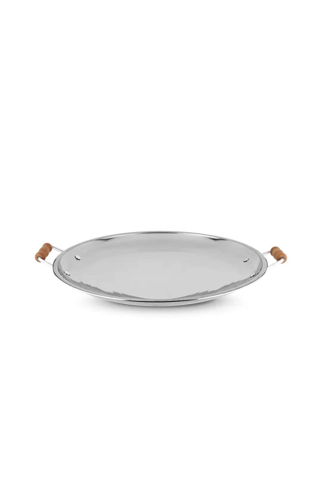 Kapaksız Sac Tava Ahşap Kulplu No:3 35cm — 1
