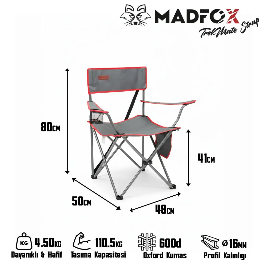 Madfox TrekMate Strap Katlanır Outdoor Koltuk — 4