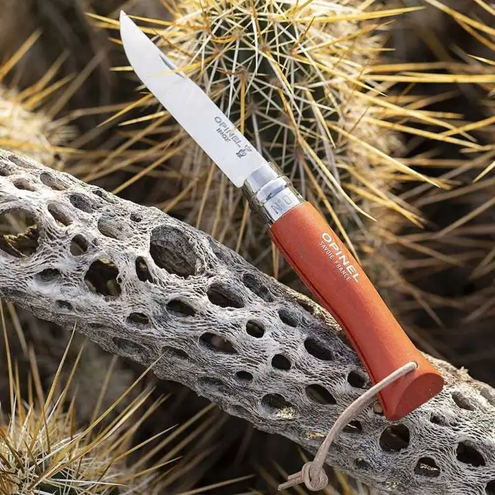 Opinel Inox Trekking 7 No Paslanmaz Çelik Çakı (Turuncu) — 6