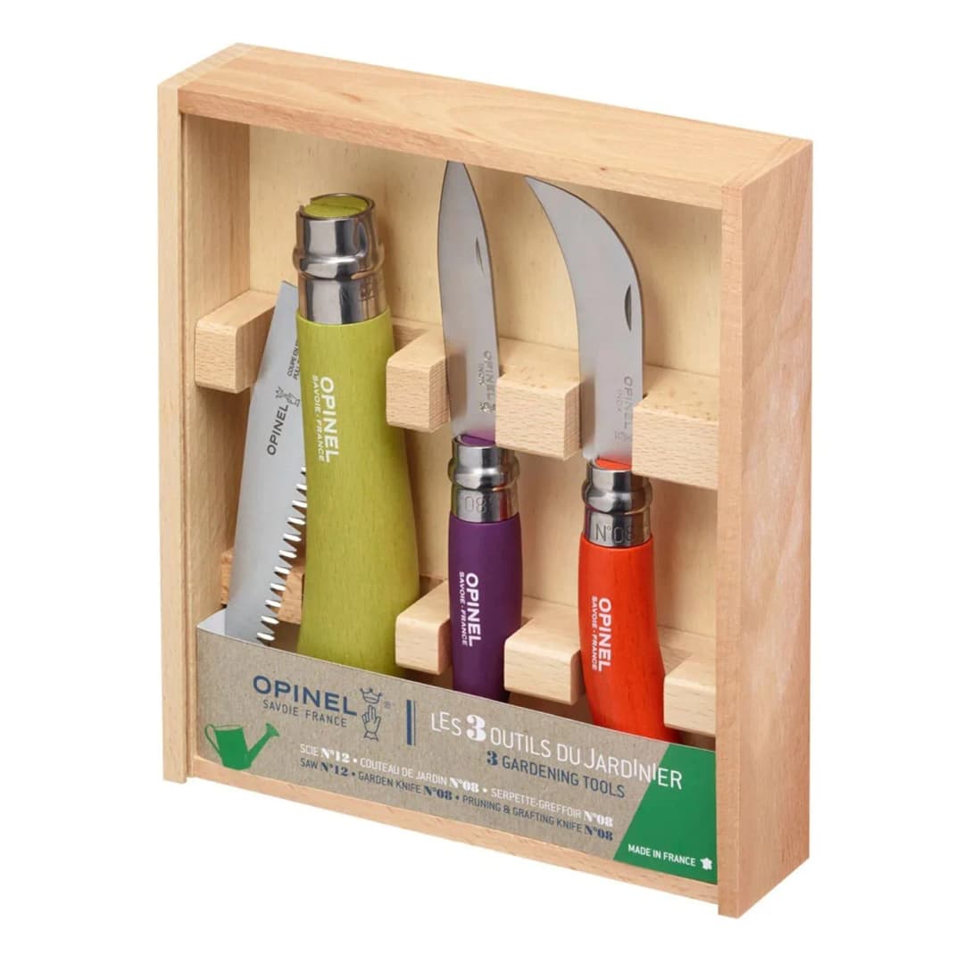 Opinel Inox 3'lü Bahçe Seti — 1