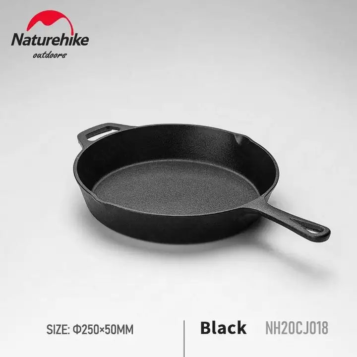 Naturehike Ultra Light Demir Döküm Tava 10 Inch — 4