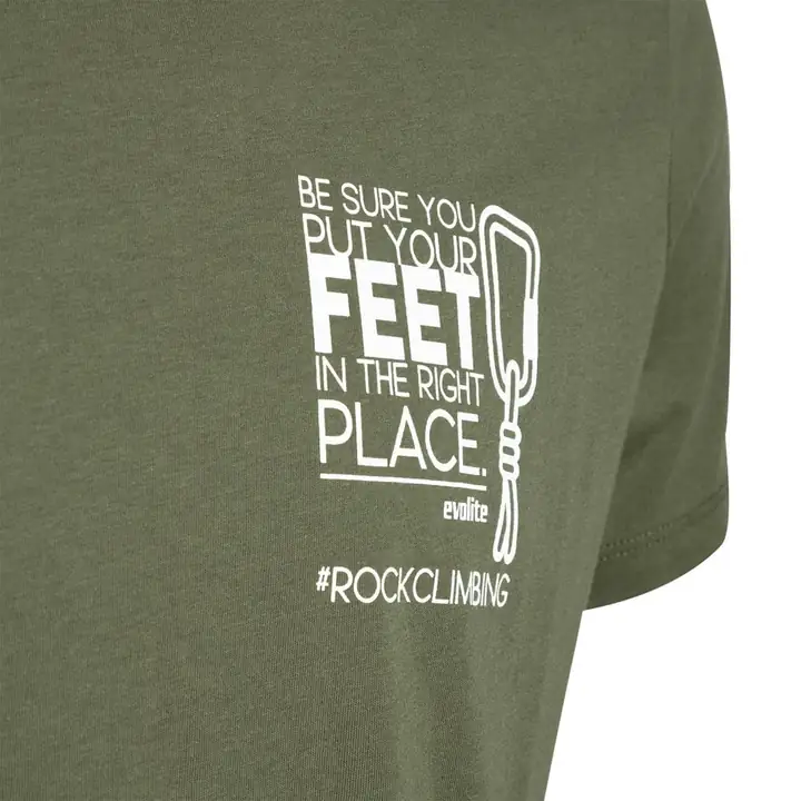 Evolite Rock Climbing T-shirt-Haki — 4